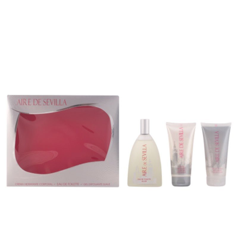 Aire Sevilla Set Hidratante Corporal 150 ml + EDT 150 ml + Gel Exfoliante Ducha 150 ml-1