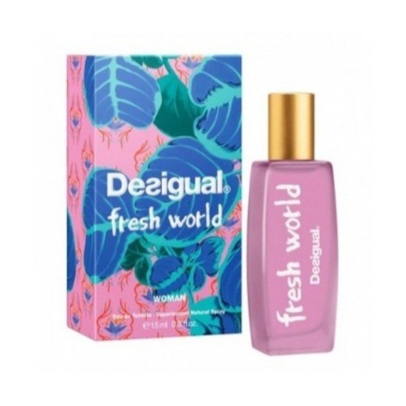 Desigual Fresh World Eau De Toilette Perfume de Mujer Vaporizador 15 ml-1