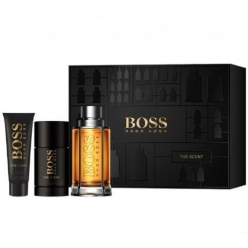 Hugo Boss The Scent Pack de Regalo Eau De Toilette 100 ml + Desodorante 150ml +Gel de Ducha 50 ml-1