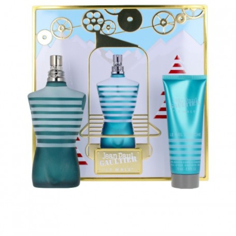 Jean Paul Gaultier Set Le Male Eau De Toilette Vaporizador Hombre 125 ml + Gel de Baño 75 ml-1