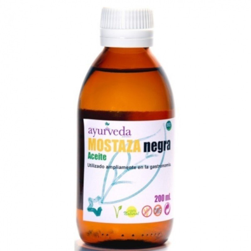 Ayurveda Aceite De Mostaza Negra 200 ml-1