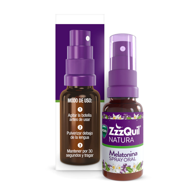 ZzzQuil Natura Spray Oral de Melatonina 30 ml-1