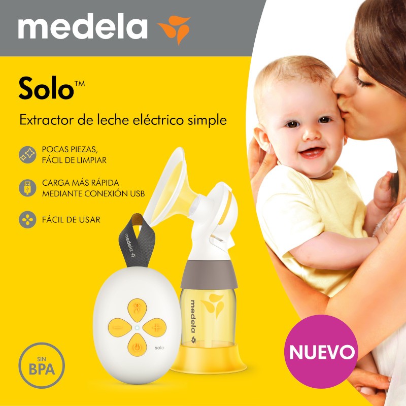 MEDELA Solo Sacaleches Eléctrico Extracción Simple-2