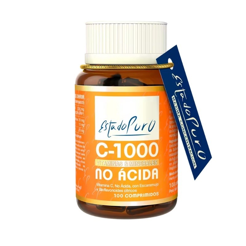 Tongil Estado Puro Vitamina C-1000 No Ácida 100 Comprimidos-1