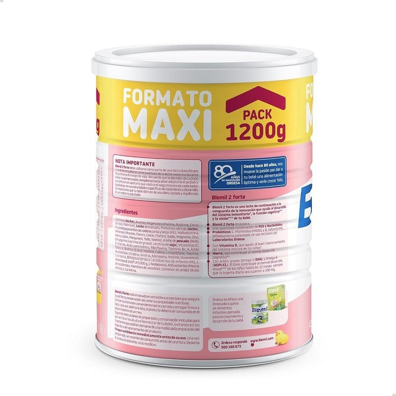 BLEMIL Forte 2 Leche de Continuación PACK 6x1200gr-8