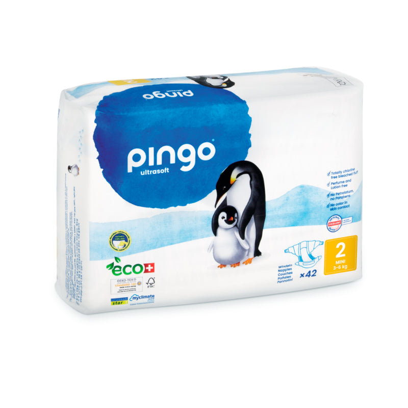 Pingo Pañales Ecológicos Talla 2 Mini 42 uds-1