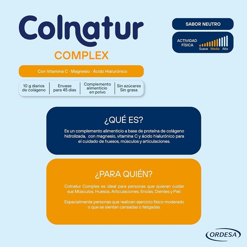 COLNATUR Complex Neutro Colágeno Soluble DUPLO 2x330g OFERTA UNIDADES LMITADAS-3