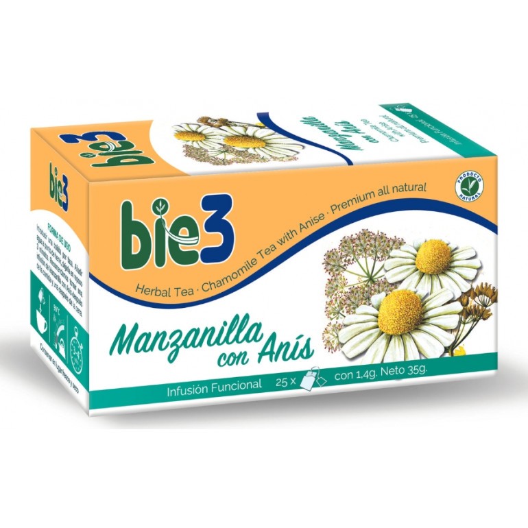 Bie3 Manzanilla con Anís 25 filtros-1