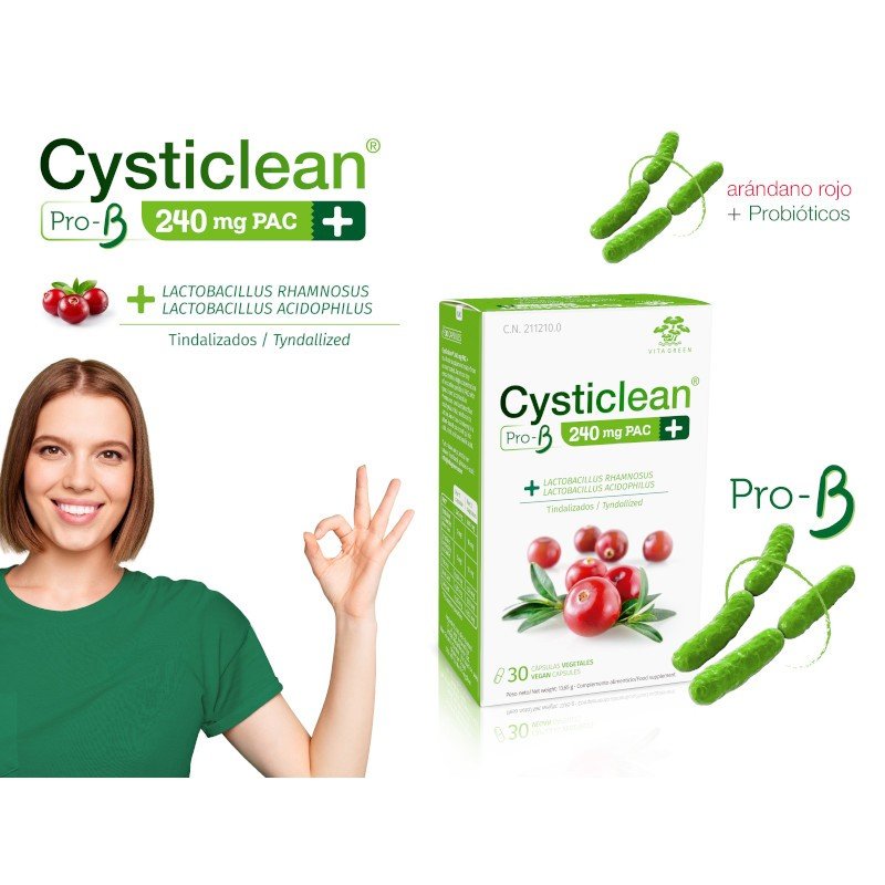 CYSTICLEAN Prob 30 Cápsulas-4