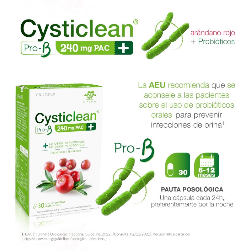 CYSTICLEAN Prob 30 Cápsulas-2