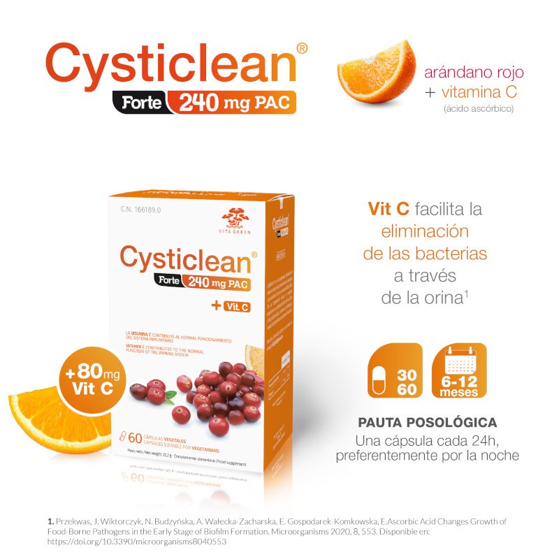 CYSTICLEAN Forte 240mg PAC 30 Cápsulas-3