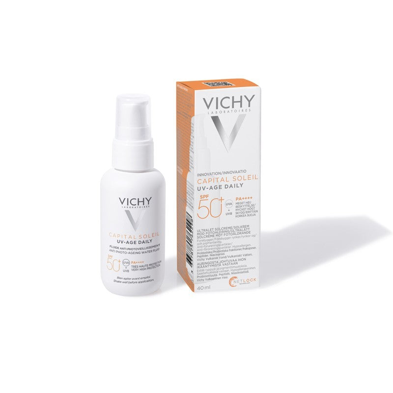 VICHY Capital Soleil UV-AGE Daily SPF50+ Water Fluid DUPLO 2x40ml-3