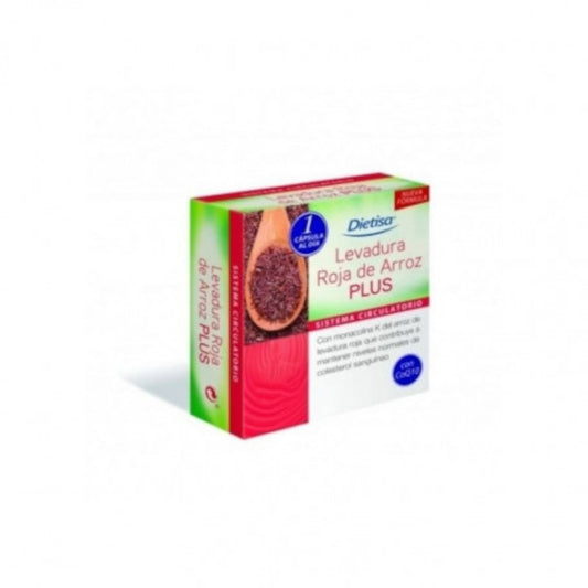 Dietisa Levadura Roja de Arroz Plus 60 Cápsulas-1