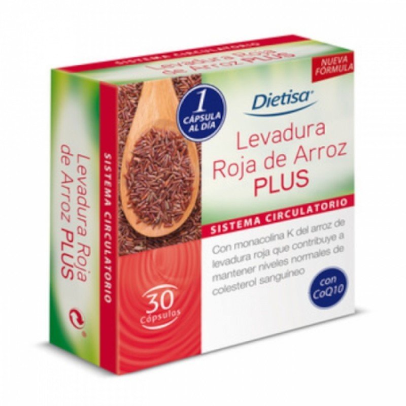 Dietisa Levadura Roja Arroz Plus 30 Cápsulas-1