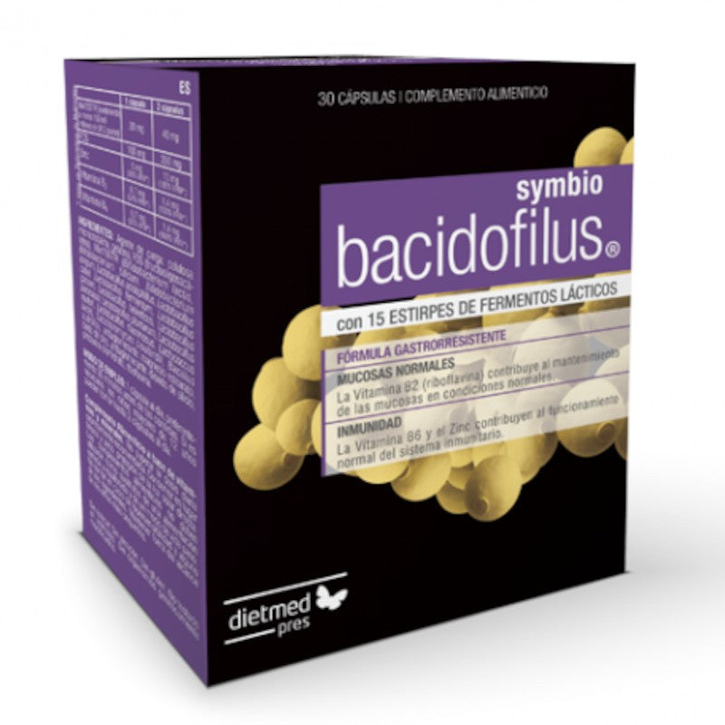 Dietmed Bacidofilus Symbio 30 Cápsulas-1