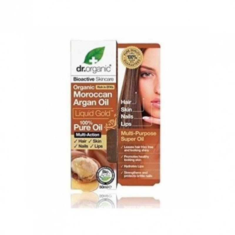 Dr. Organic Aceite Puro de Argán Marroquí 50 ml-1