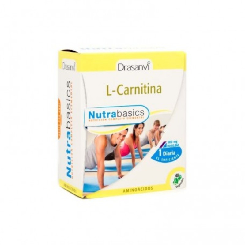 Drasanvi Nutrabasics L-Carnitina 48 Cápsulas-1