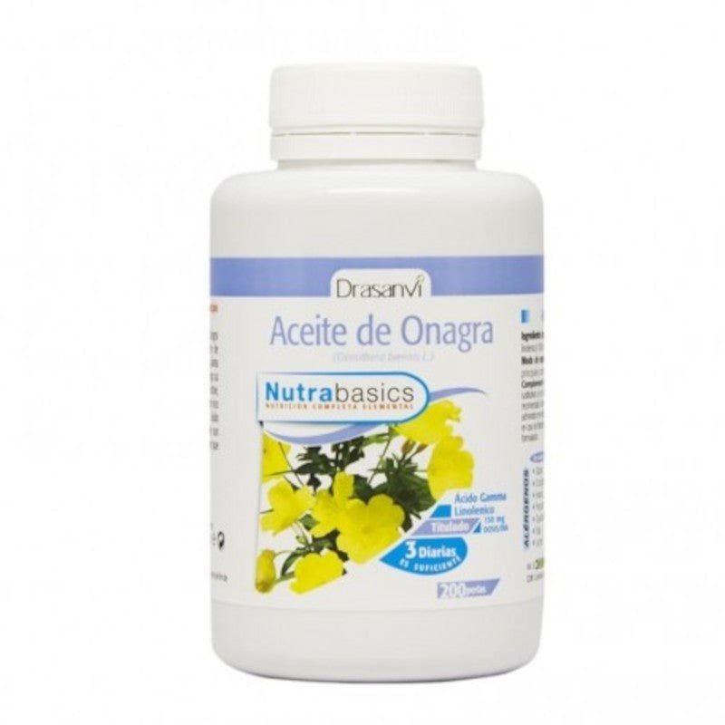 Drasanvi NutraBasics Aceite de Onagra 500 mg 200 Perlas-1
