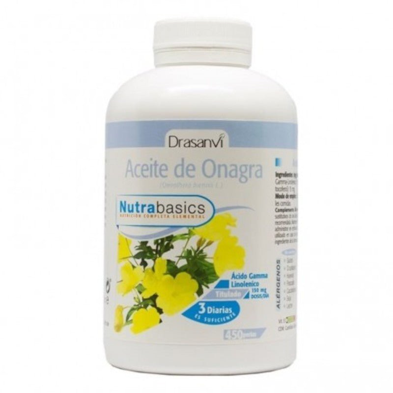 Drasanvi NutraBasics Aceite de Onagra 500 mg 450 Perlas-1