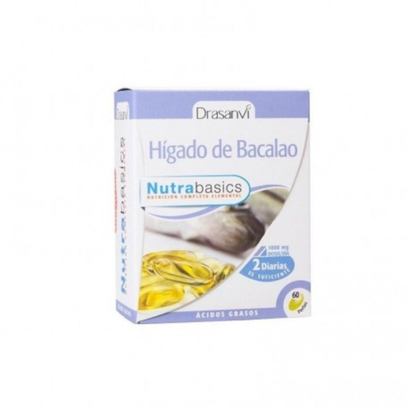 Drasanvi Nutrabasics Hígado de Bacalao 90 Perlas-1