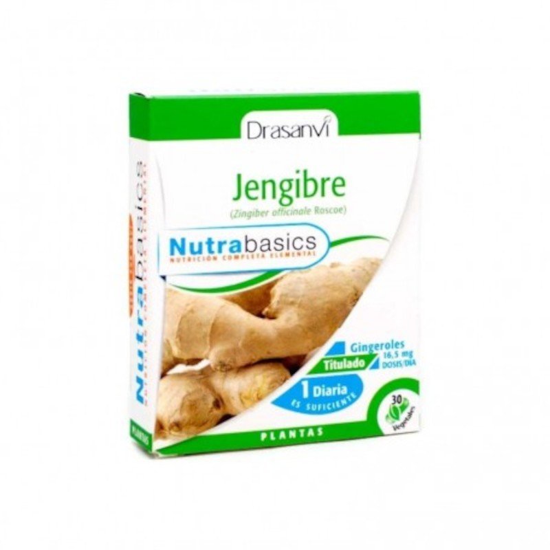 Drasanvi Nutrabasics Jengibre 30 Cápsulas-1