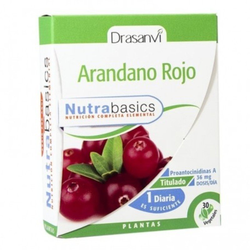Drasanvi NutraBasics Arándano Rojo 30 Cápsulas-1