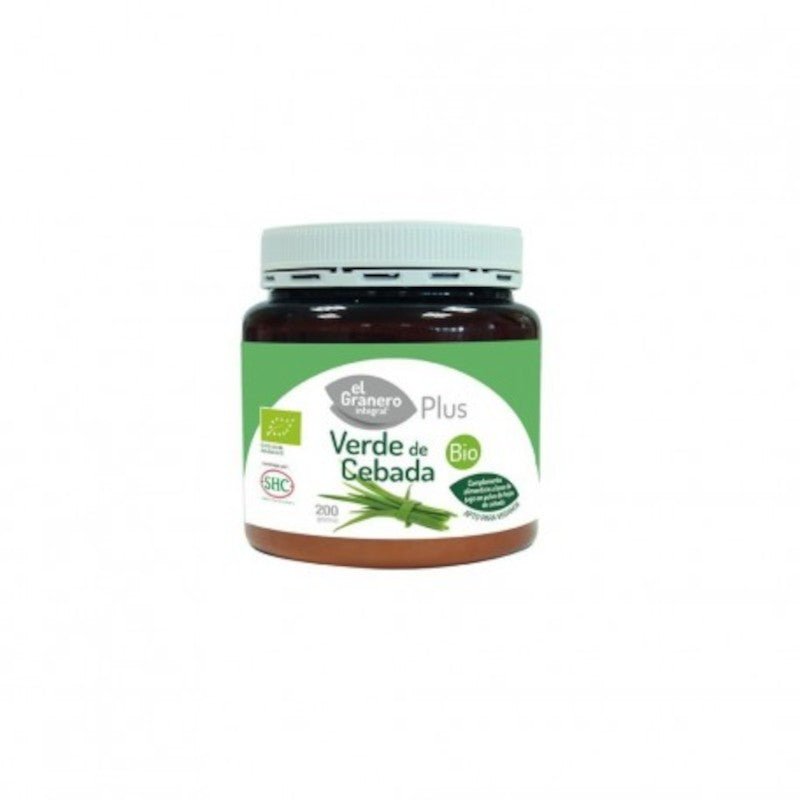 El Granero Integral Verde de Cebada Bio Polvo 200 g-1