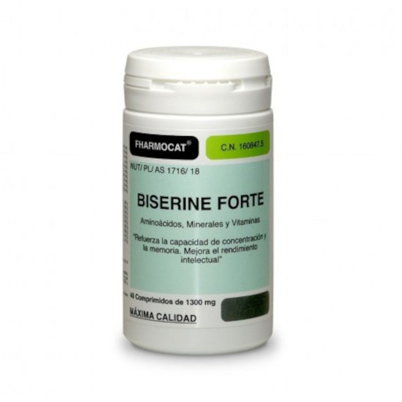 Fharmocat Biserine Forte 1300 mg 40 Comprimidos-1