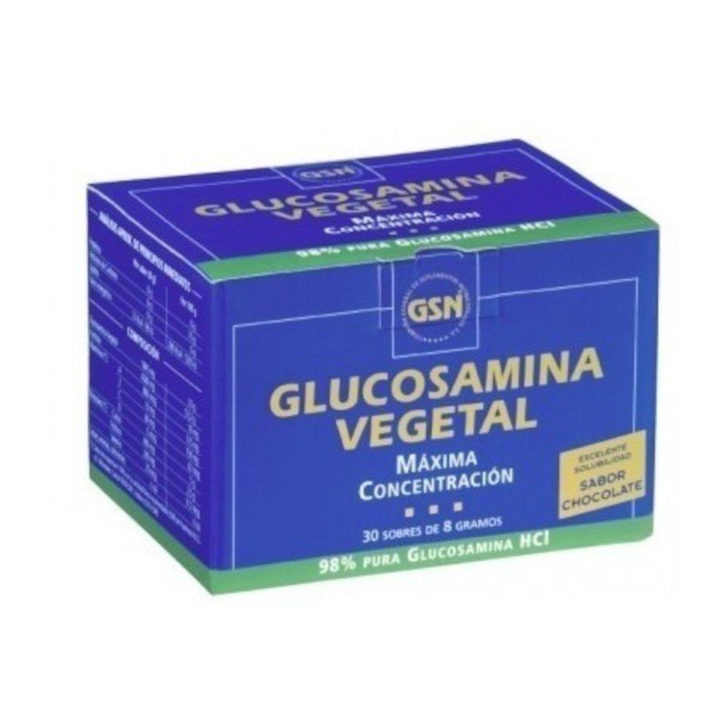 Gsn Glucosamina Vegetal Chocolate 30 Sobres-1