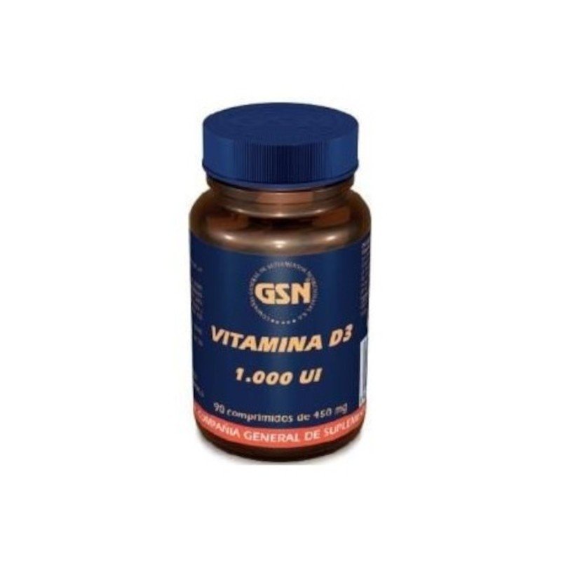 Gsn Vitamina D3 1000ui 450 mg 90 Comprimidos-1
