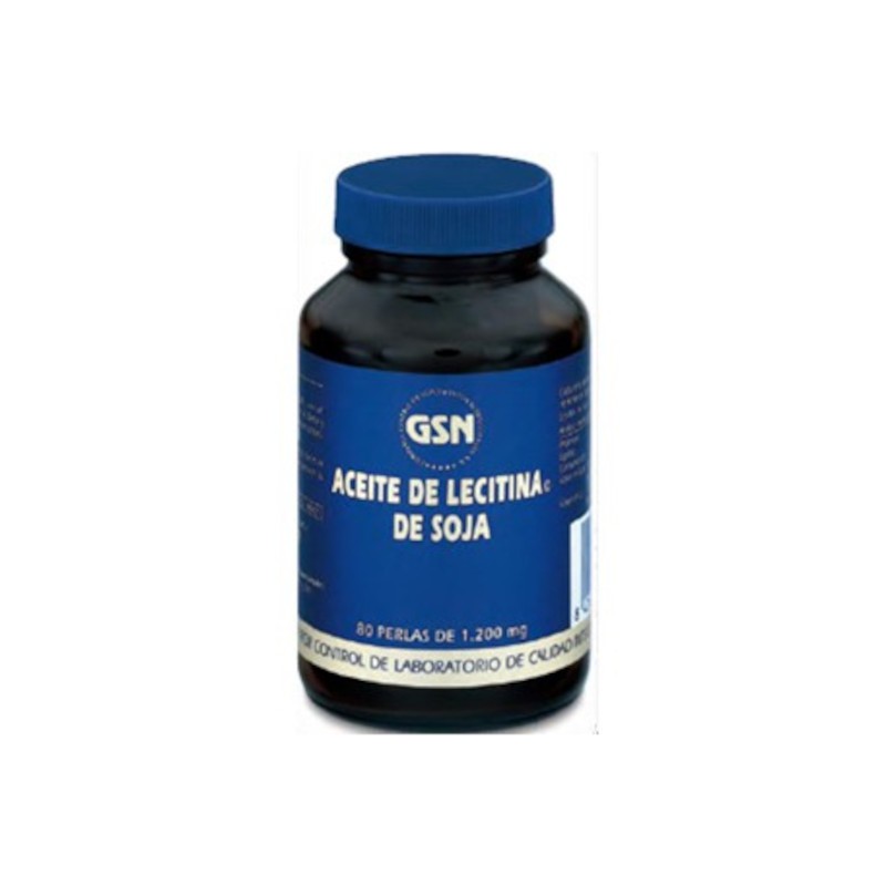 Gsn Lecitina de Soja 1200 mg 80 Perlas-1