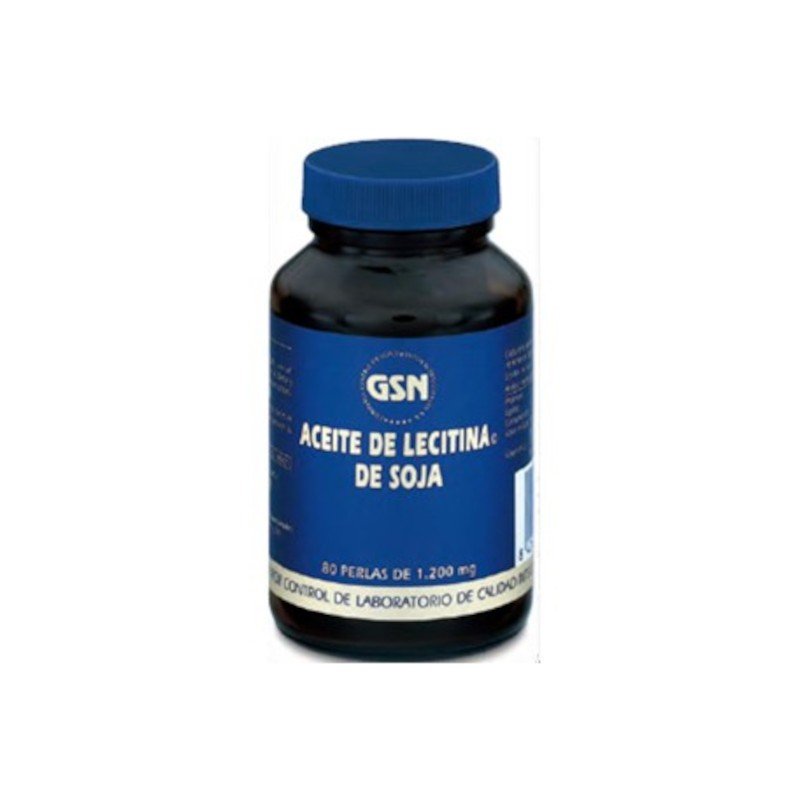 Gsn Lecitina de Soja 1200 mg 80 Perlas-1