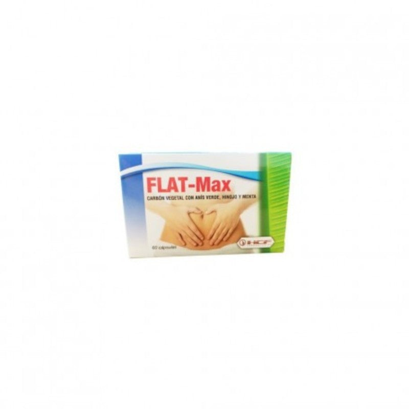 Hcf Flat-Max Carbon Vegetal 60 Cápsulas-1