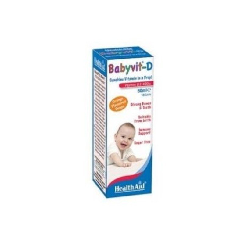 Health Aid BabyVit-D Gotas 50 ml-1