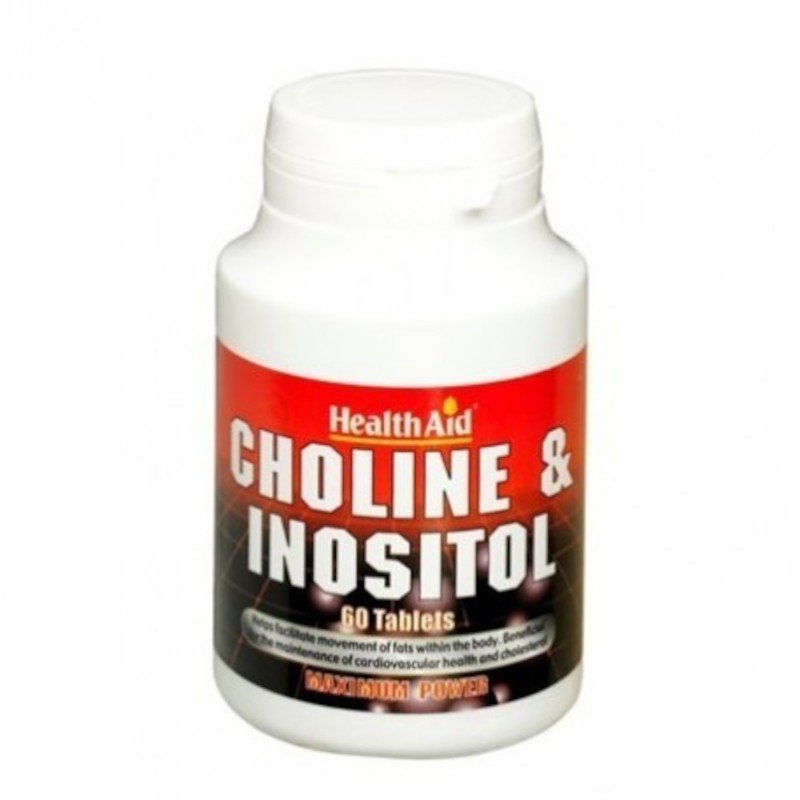 Health Aid Colina & Inositol 250 mg 60 Comprimidos-1