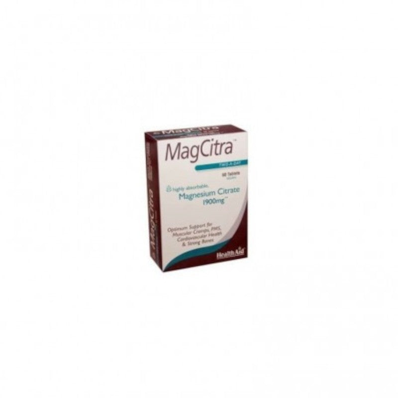 Health Aid MagCitra 1900 mg 60 Comprimidos-1