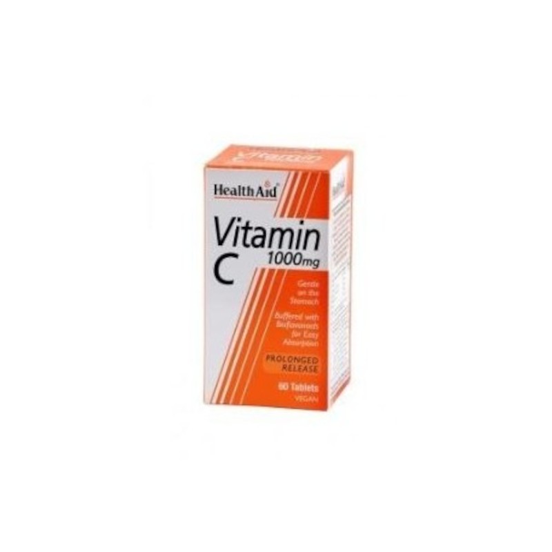 Health Aid Vitamina C 1000 mg con Bioflavonoides 60 Comprimidos-1
