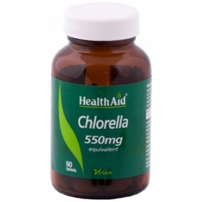 Health Aid Clorella 550mg 60 Comprimidos Nutrinat-1