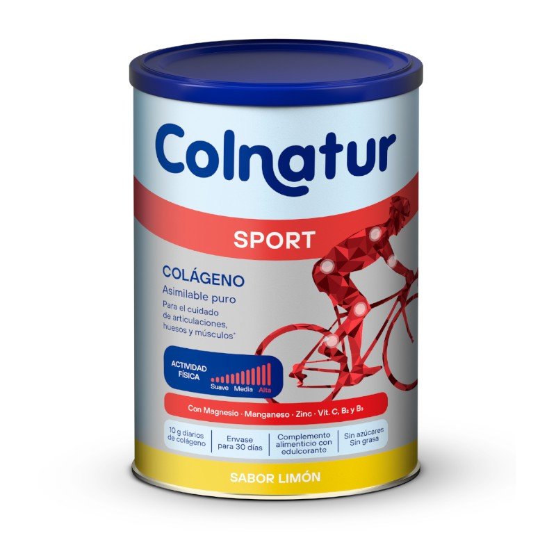COLNATUR Sport Limón Colágeno Soluble 345g-1