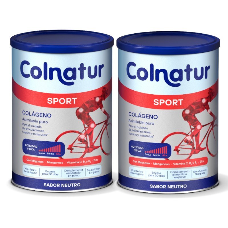 COLNATUR Sport Neutro Colágeno Soluble DUPLO 2x330g-1