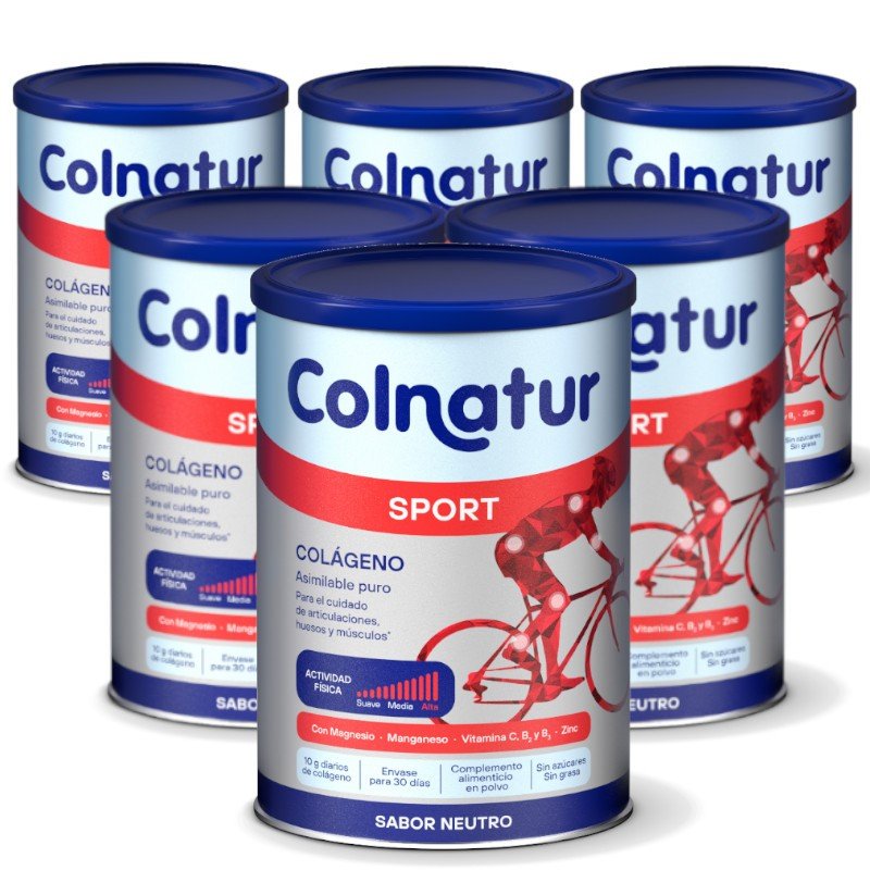 COLNATUR Sport Neutro Colágeno Soluble PACK 6x330g-1