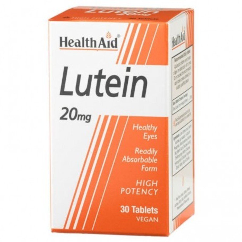 Health Aid Luteína 20 mg 30 Comprimidos-1