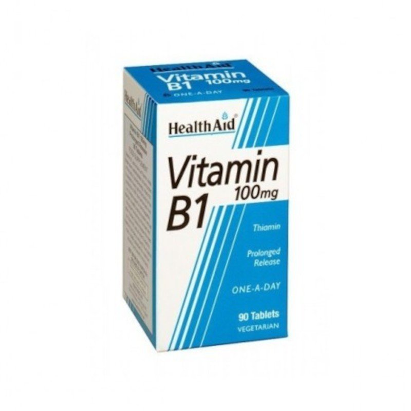 Health Aid Vitamina B1 Tiamina 100 mg 90 Comprimidos-1