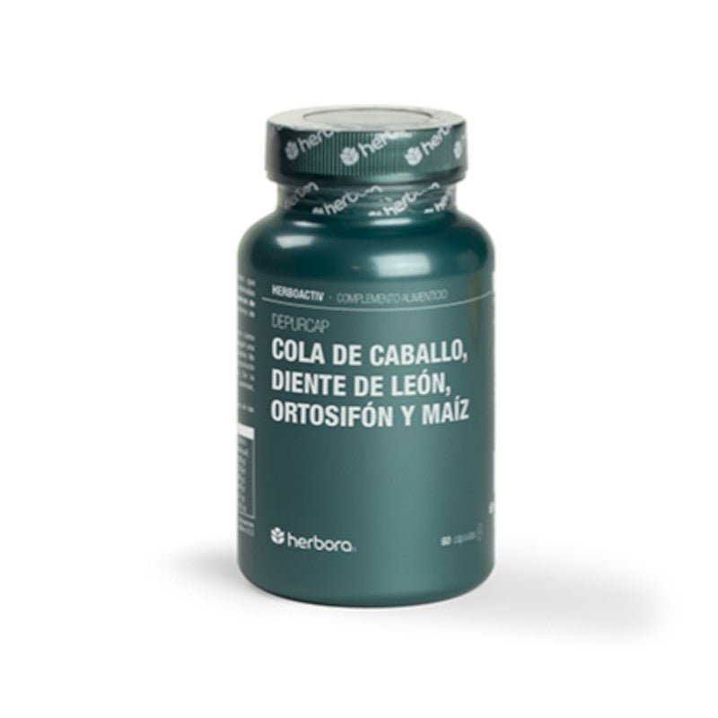 Herbora Depurcap (Cola de Caballo + Diente de León + Ortosifón + Maíz) 60 Cápsulas-1