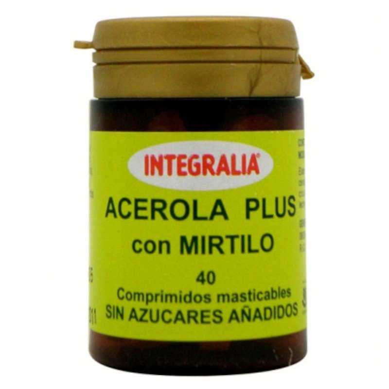 Integralia Acerola Plus con Mirtilo 40 Comprimidos-1