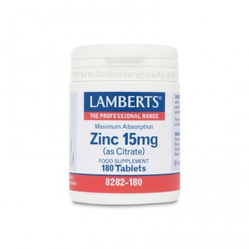 Lamberts Zinc (Citrato) 15 mg 180 Comprimidos-1