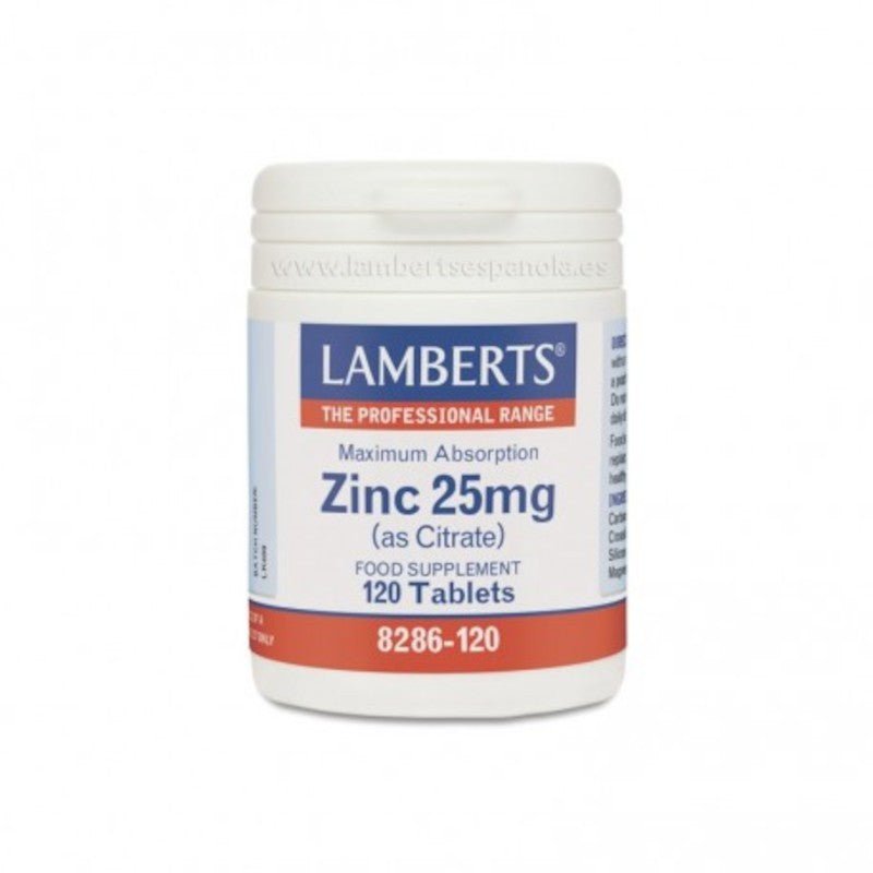 Lamberts Zinc 25 mg 120 Comprimidos-1