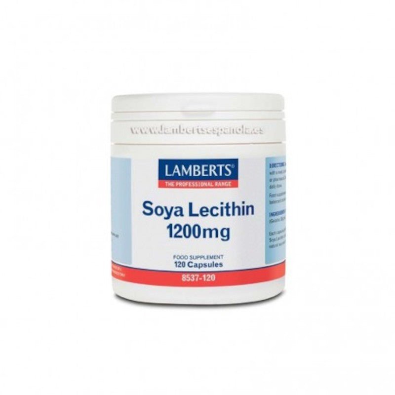 Lamberts Lecitina de Soja 1200 mg 120 Cápsulas-1