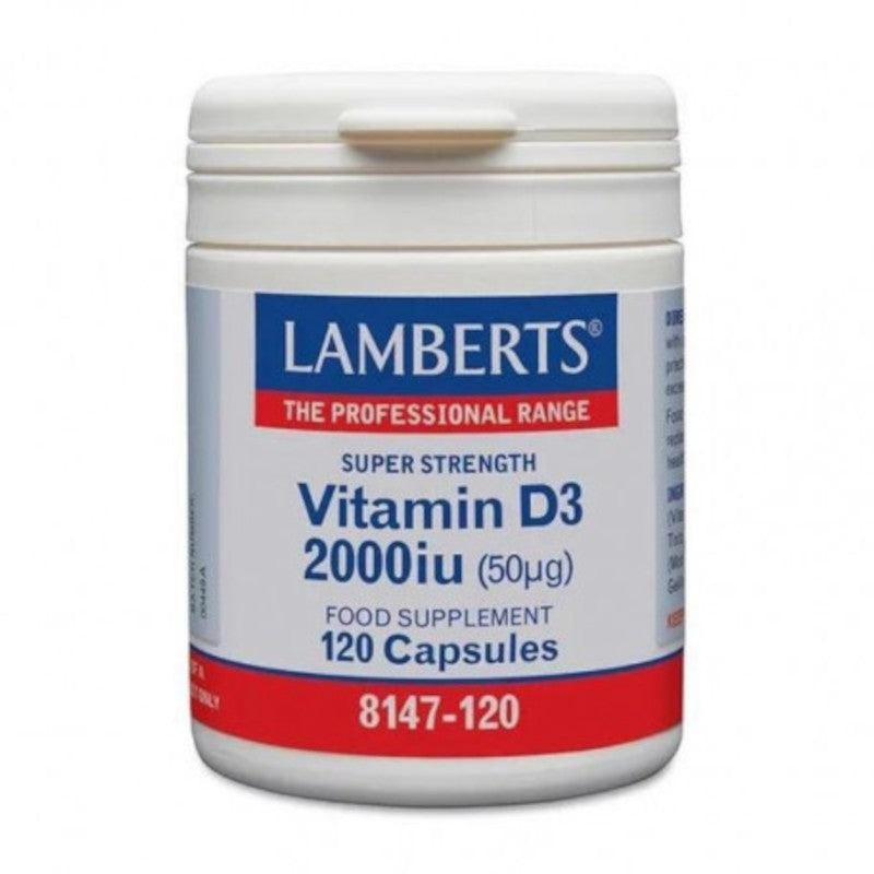 Lamberts Vitamina D 2000 UI 120 Cápsulas-1