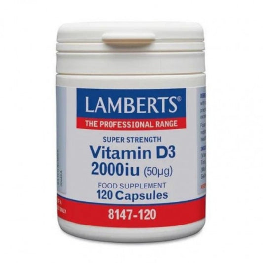 Lamberts Vitamina D 2000 UI 120 Cápsulas-1